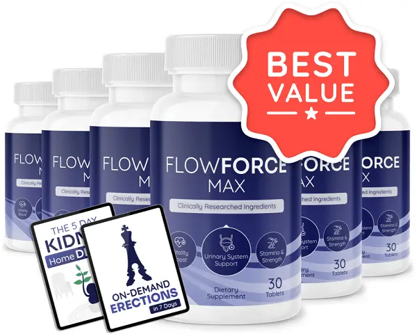 FlowForce Max 6 bottle